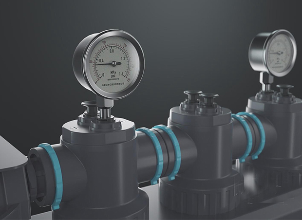 Twin Pressure Gauges